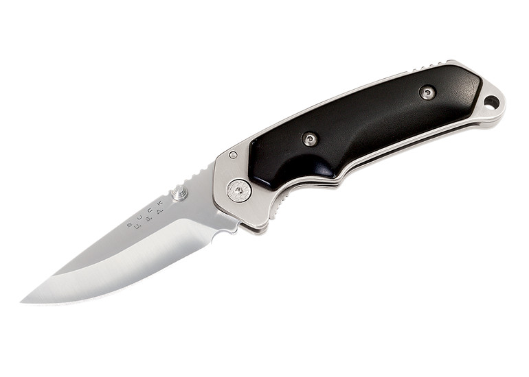 BUCK KNIVES FOLDING ALPHA HUNTER RUBBER GRIP